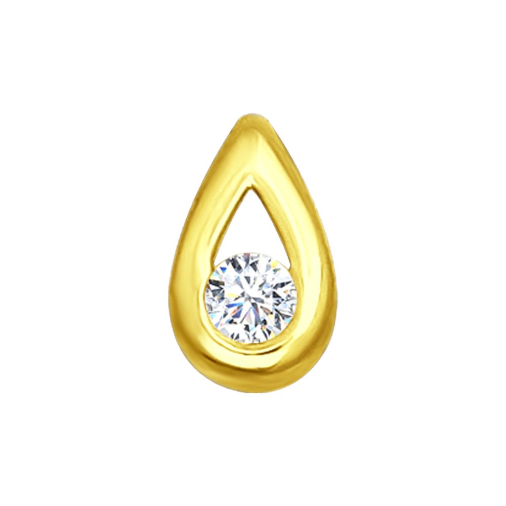 Pandantiv din Aur Galben 14K cu Diamant, articol 1030565, previzualizare foto 1