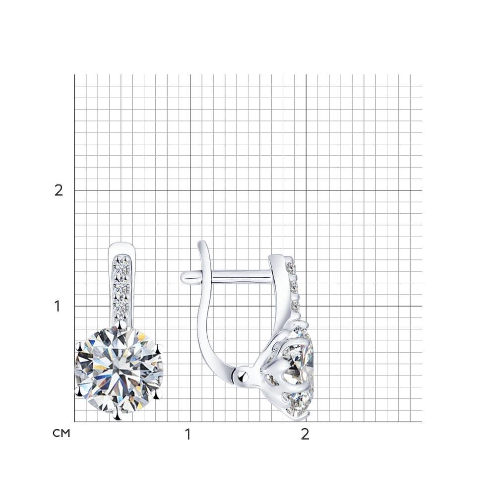 Cercei din Argint cu Zirconiu Swarovski, articol 89020005, previzualizare foto 3
