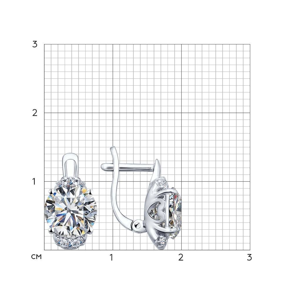 Cercei din Argint cu Zirconiu Swarovski, articol 89020014, previzualizare foto 3