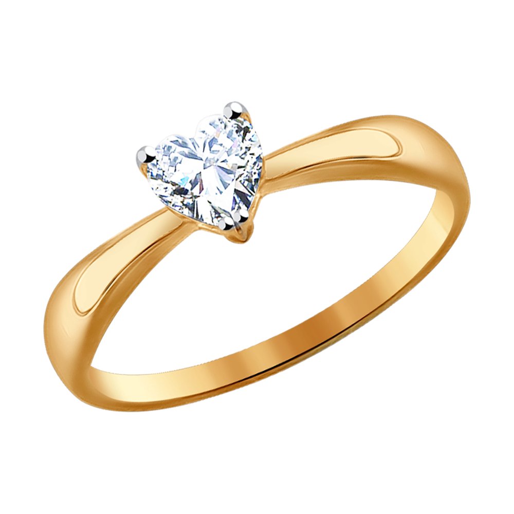 Inel de logodna din Aur 14K cu Zirconiu, articol 016949, foto 1