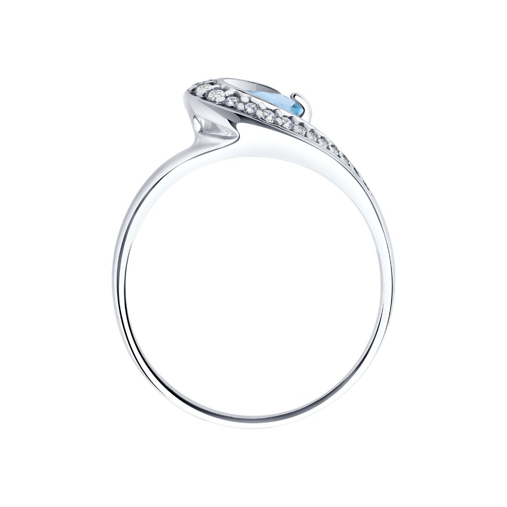Inel din Argint cu Topaz si Zirconiu, articol 92011848, previzualizare foto 2