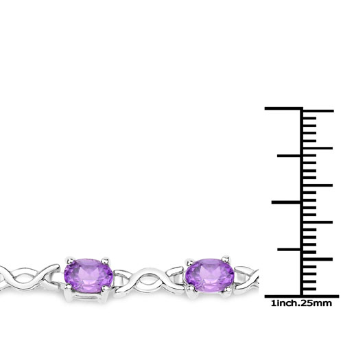 Bratara din Argint cu Ametist 4.56 Carate, articol QB204A-SSR, previzualizare foto 3