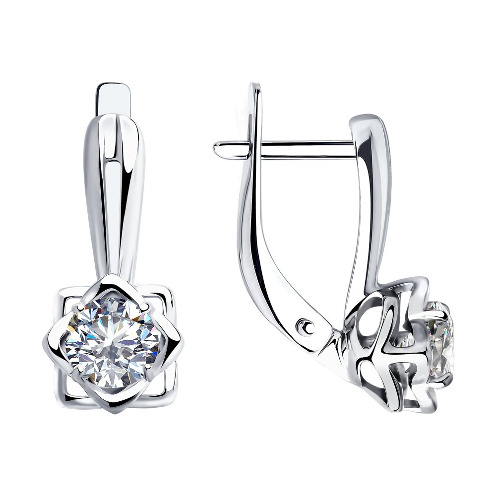 Cercei din Argint cu Zirconiu Swarovski, articol 89020124, previzualizare foto 1