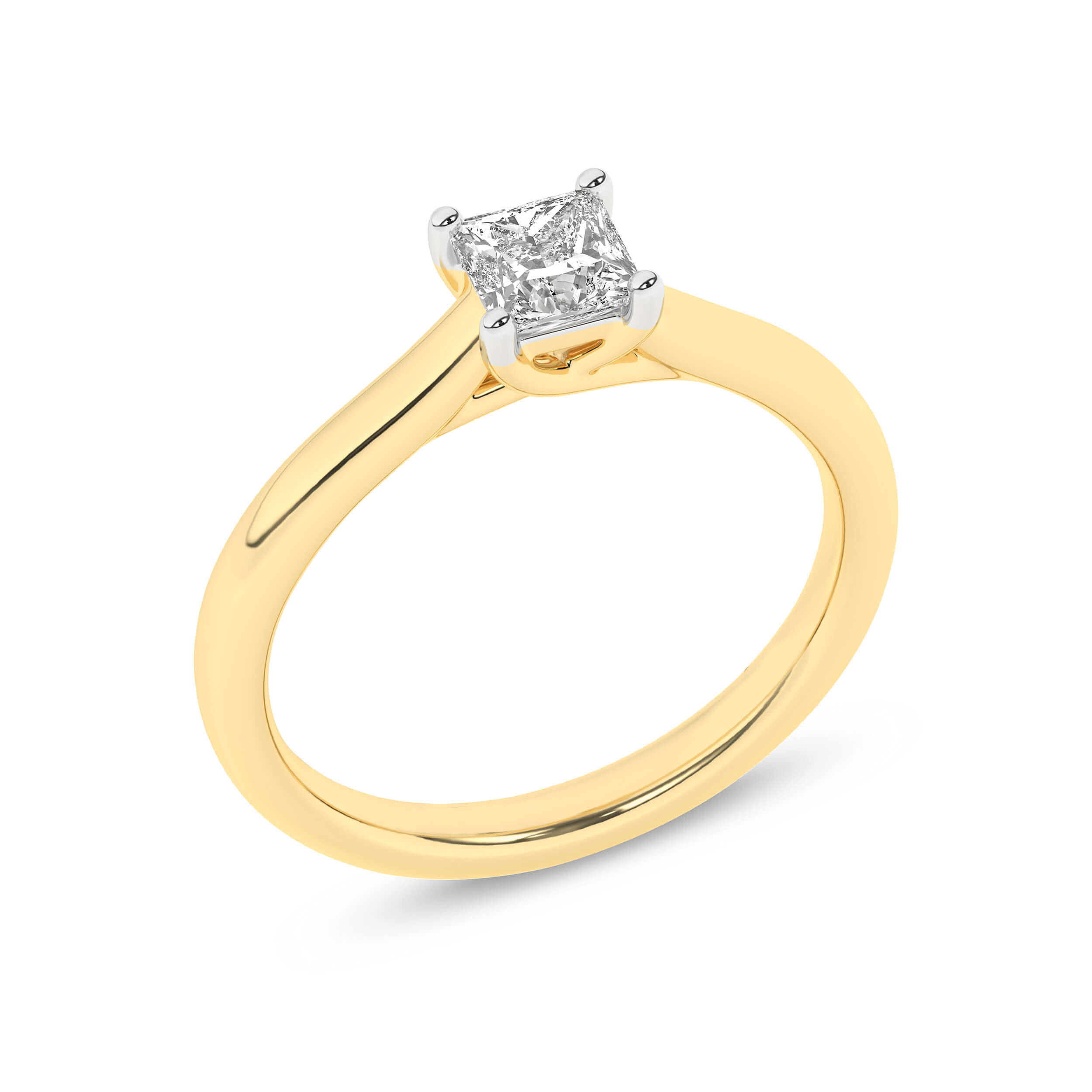 Inel de logodna din Aur Galben 14K cu Diamant 0.50Ct, articol RB18882EG, previzualizare foto 4