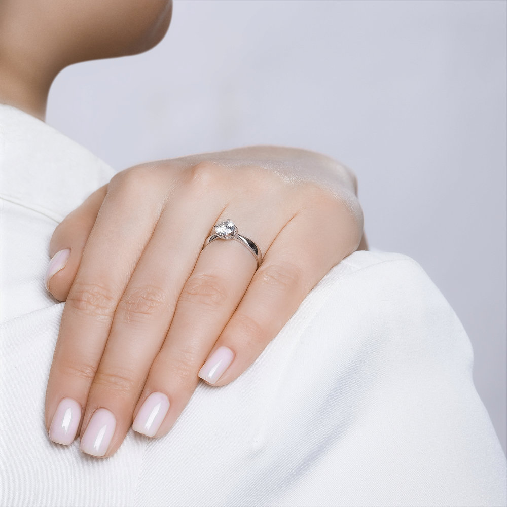 Inel din Argint cu Zirconiu Swarovski, articol 89010028, previzualizare foto 4
