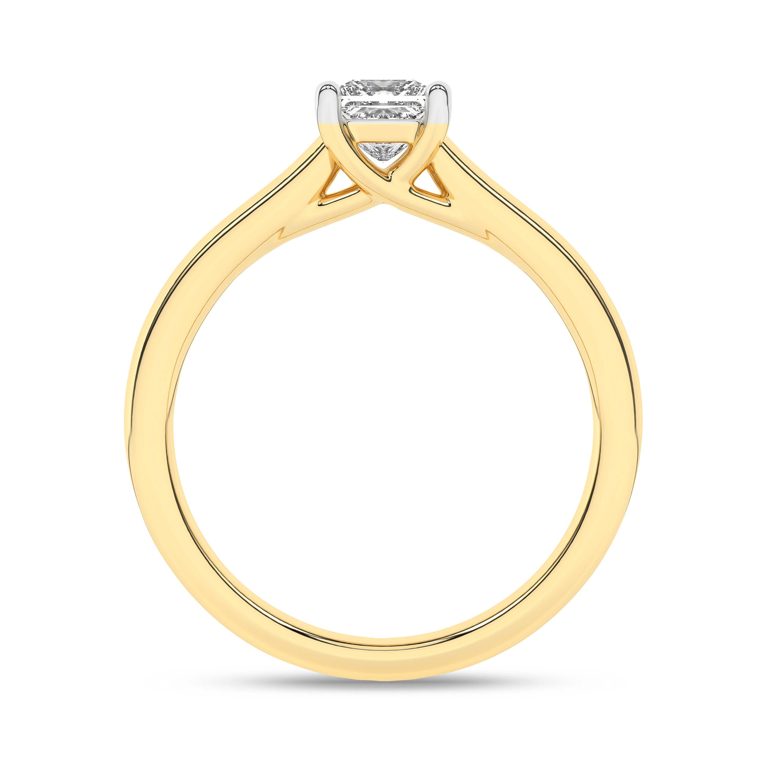 Inel de logodna din Aur Galben 14K cu Diamant 0.50Ct, articol RB18882EG, previzualizare foto 1