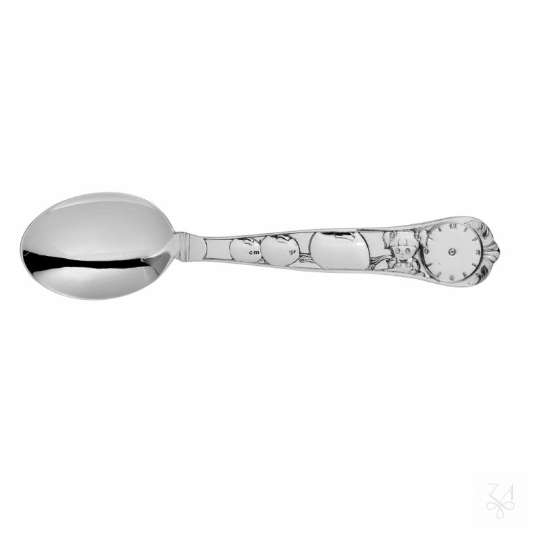 Lingurita din Argint masiv pentru copii, articol 6343-B, foto 1