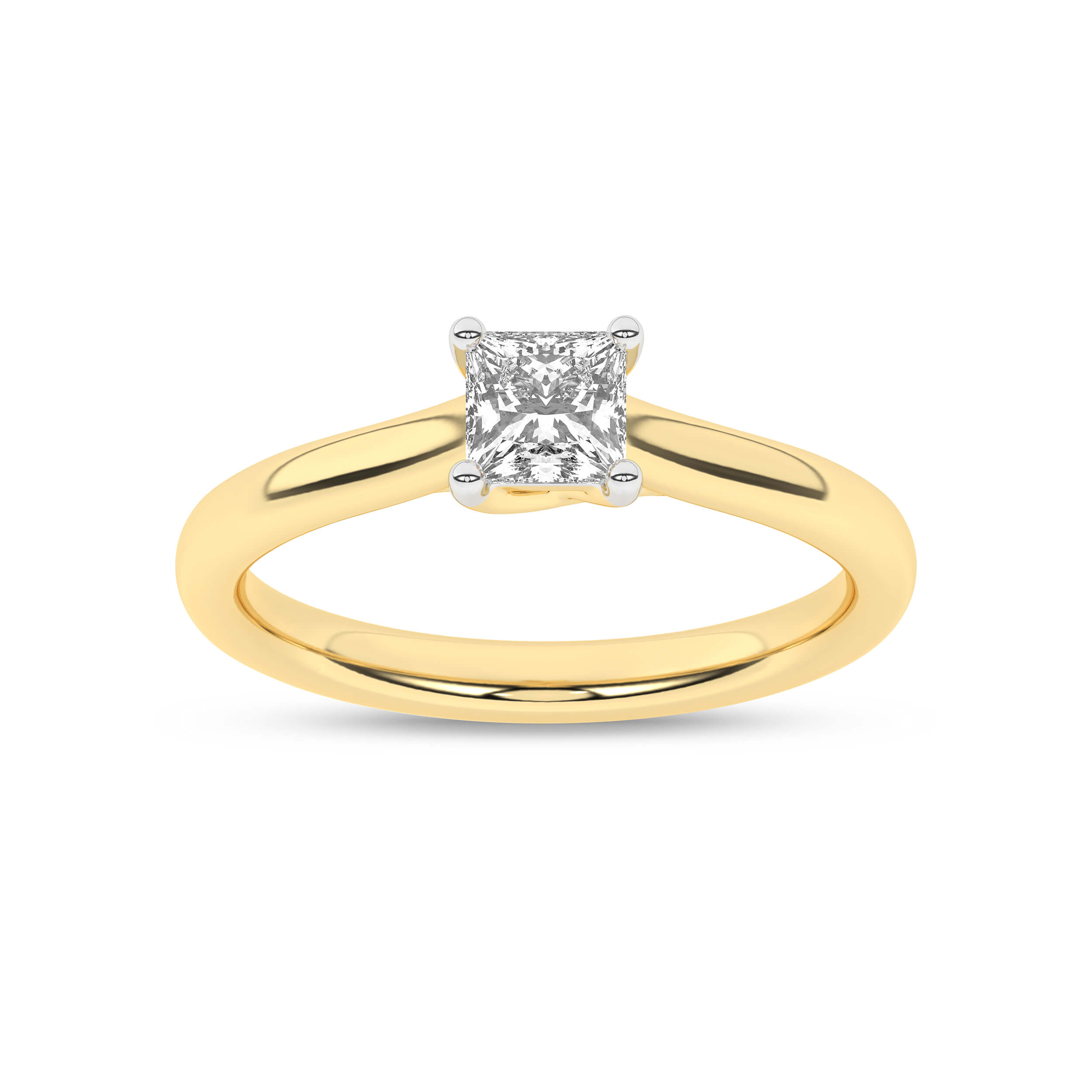 Inel de logodna din Aur Galben 14K cu Diamant 0.50Ct, articol RB18882EG, previzualizare foto 3