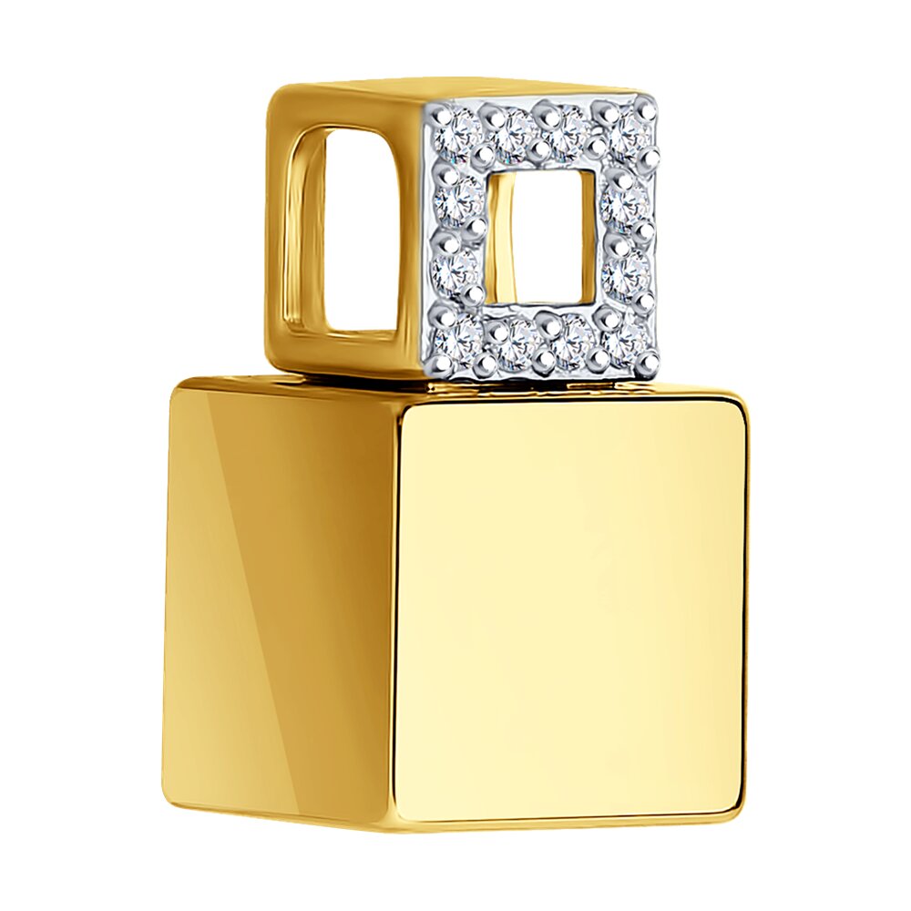 Pandantiv din Aur Galben 14K cu Diamante si Ceramica, articol 6035074, previzualizare foto 3