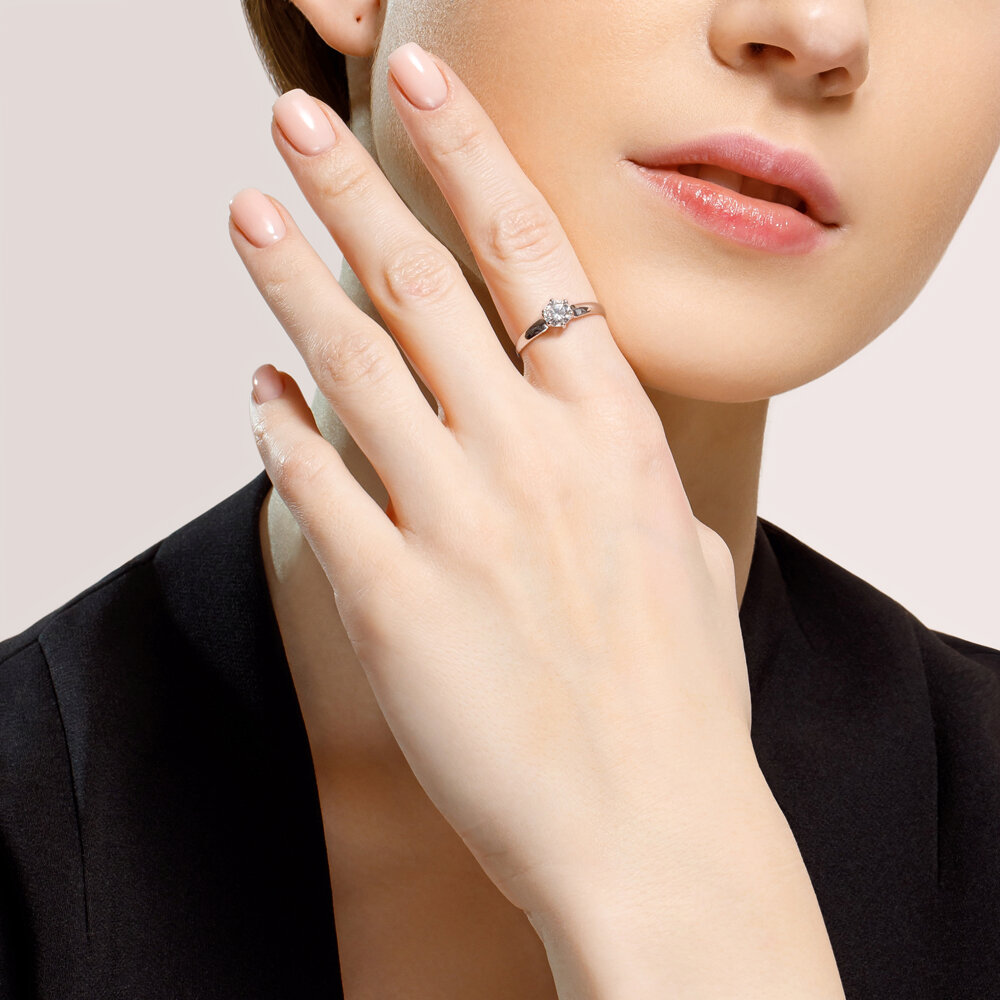 Inel din Argint cu Zirconiu Swarovski, articol 89010001, previzualizare foto 3