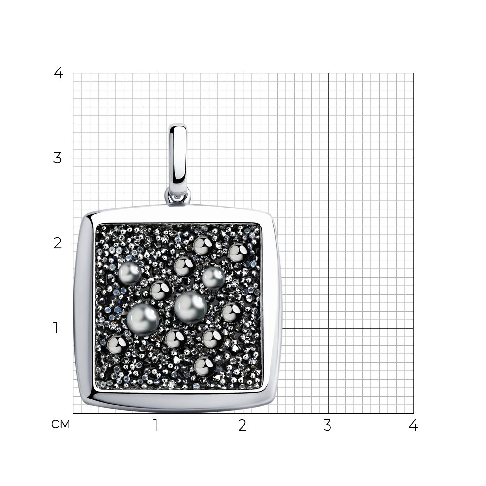Pandantiv din Argint cu Cristale Swarovski, articol 94032482, previzualizare foto 3
