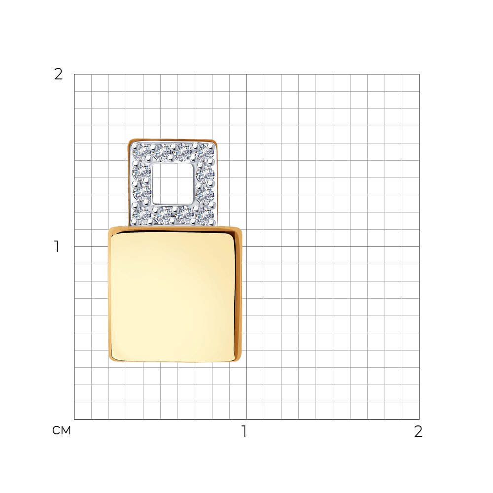 Pandantiv din Ceramica cu Aur Roz 14K si Diamant, articol 6035073, previzualizare foto 4