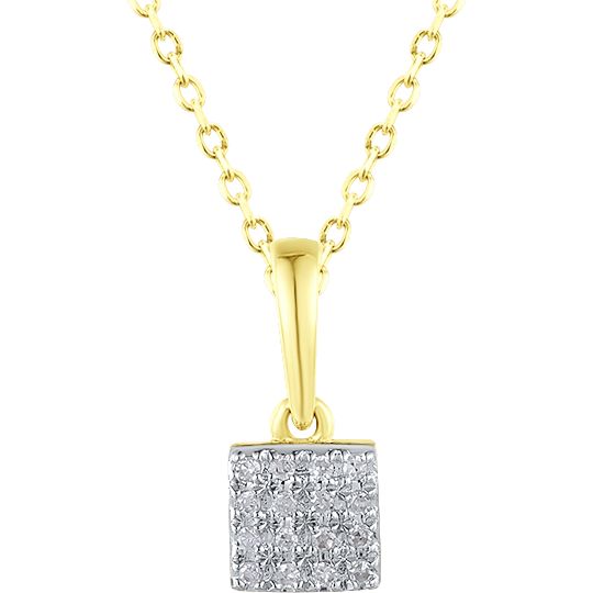 Pandantiv din Aur Galben 14K cu Diamante, articol 1039009-7, previzualizare foto 1