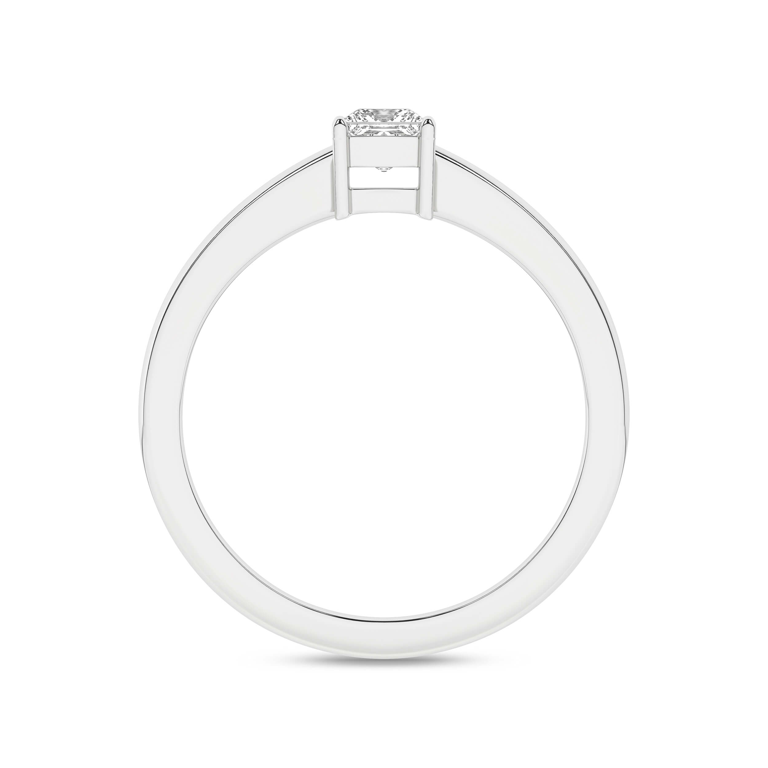 Inel de logodna din Aur Alb 14K cu Diamant 0.25Ct, articol RS1334, previzualizare foto 3