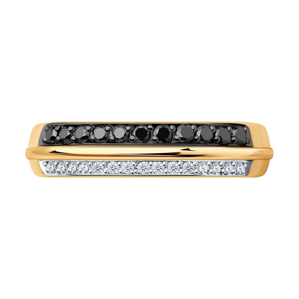 Inel din Aur Roz 14K cu Diamante, articol 7010071, previzualizare foto 2