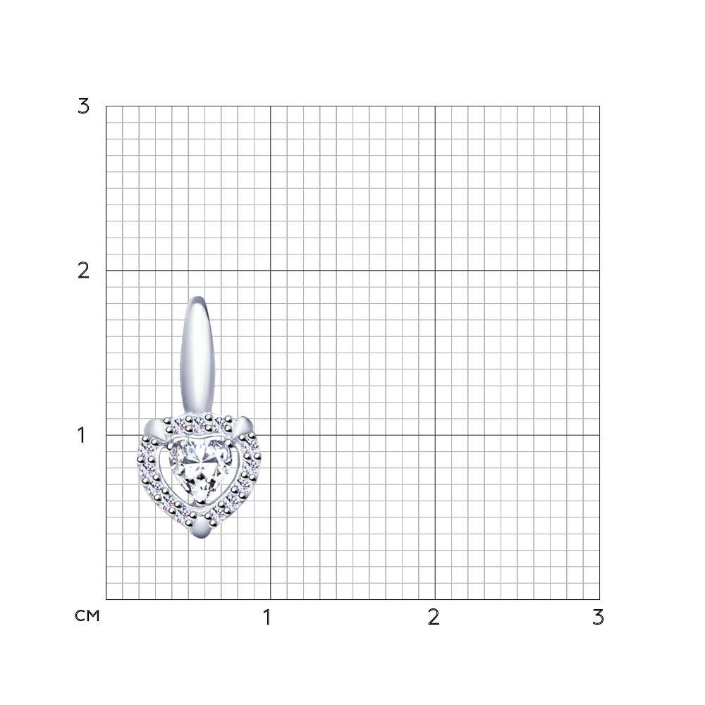 Pandantiv din Argint cu Zirconiu Swarovski, articol 89030037, previzualizare foto 2