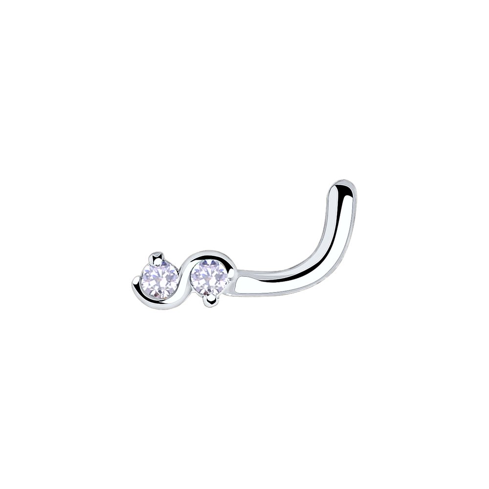 Piercing in nas din Argint cu Zirconiu, articol 94060034, previzualizare foto 1