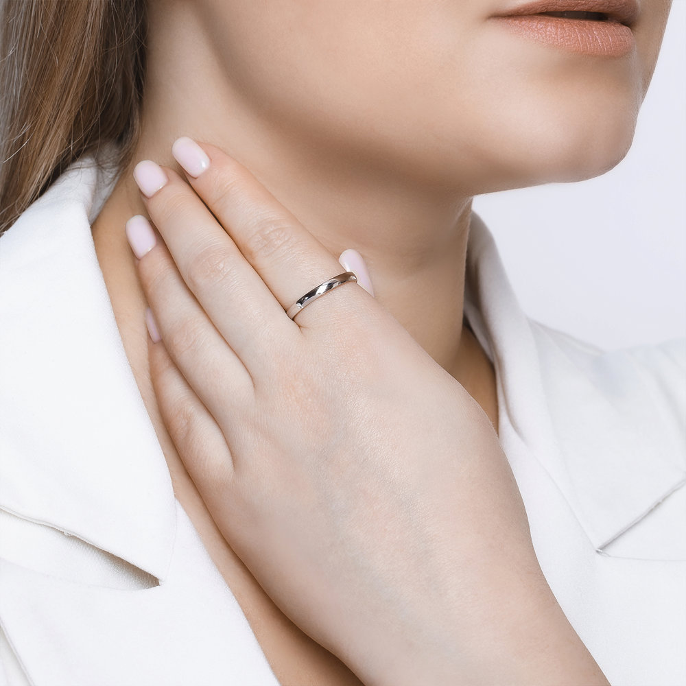 Verigheta din Aur Combinat 14K cu Diamant, articol 1114007-01, previzualizare foto 3