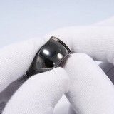 Inel din Ceramica cu Aur Roz 14K si Diamant, articol 6015079, previzualizare video 1