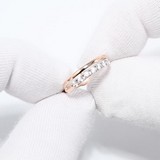 Inel din Aur Roz 14K cu Zirconiu Swarovski, articol 81010414, previzualizare video 1