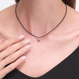 Colier din Spinel cu Aur Combinat 14K cu Diamante, articol 1070085, previzualizare video 2