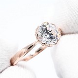 Inel din Argint Placat cu Aur cu Zirconiu Swarovski, articol 89010102, previzualizare video 1