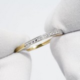 Inel din Aur Galben 14K cu Diamante, articol 1011806-2, previzualizare video 1