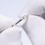 Inel din Argint cu Diamant, articol 87010016, previzualizare video 1