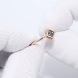 Inel din Aur Roz 14K cu Diamante, articol 1012138, previzualizare video 1