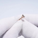 Inel de logodna din Aur Roz 14K cu Diamant, articol 1011395, previzualizare video 1