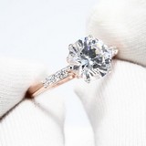 Inel din Argint placat cu Aur cu Zirconiu Swarovski, articol 89010083, previzualizare video 1