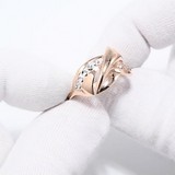 Inel din Aur Roz 14k, articol 018742, previzualizare video 1