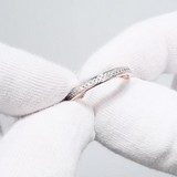 Inel din Argint placat cu Aur cu Zirconiu, articol 93010750, previzualizare video 1