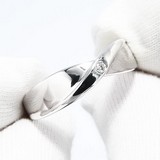 Inel din Argint cu Diamant, articol 87010004, previzualizare video 1