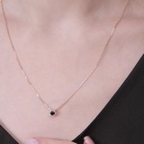 Colier din Aur Roz 14K cu Safir si Diamante, articol 2070008, previzualizare video 2