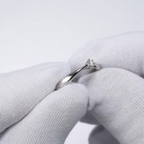 Inel din Aur Alb 14K cu Diamant, articol 1011346, previzualizare video 1