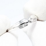 Inel din Argint cu Diamant, articol 87010027, previzualizare video 1