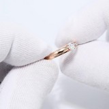 Inel din Aur Combinat 14K cu Diamant, articol 1011721, previzualizare video 1