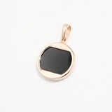 Pandantiv din Aur Roz 14k cu Spinel, articol 036101, previzualizare video 1